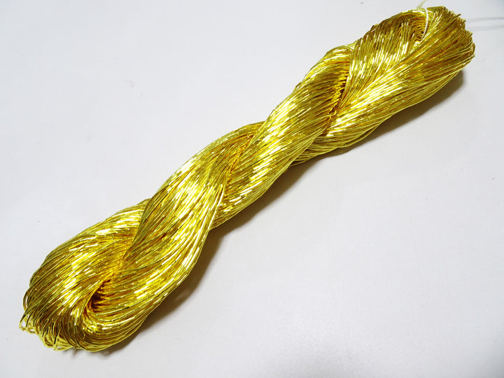 Limited to 5 pieces!! Japanese Vintage Gold Leaf Thread Kinkoma Embroidery 165 0.90mm 100M  16682