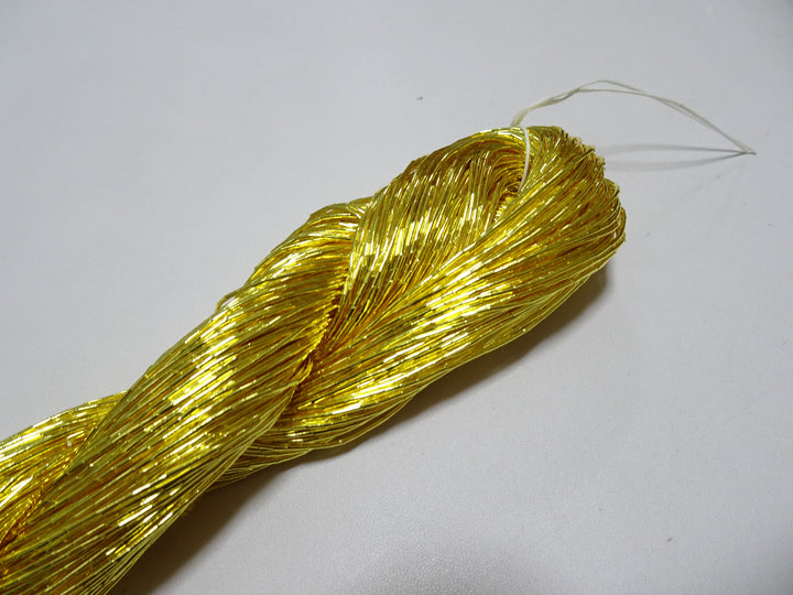 Limited to 5 pieces!! Japanese Vintage Gold Leaf Thread Kinkoma Embroidery 165 0.90mm 100M  16682