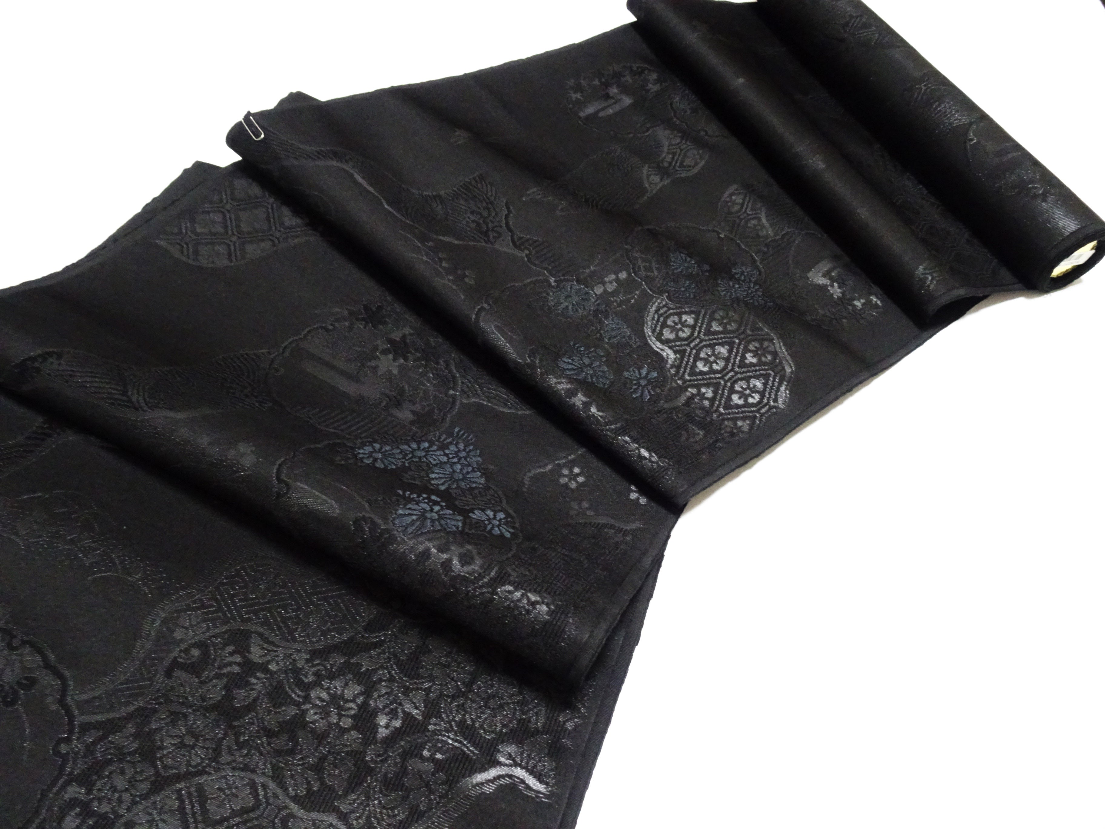 Japanese Silk Bolts  Black / Omi Dyeing 17506