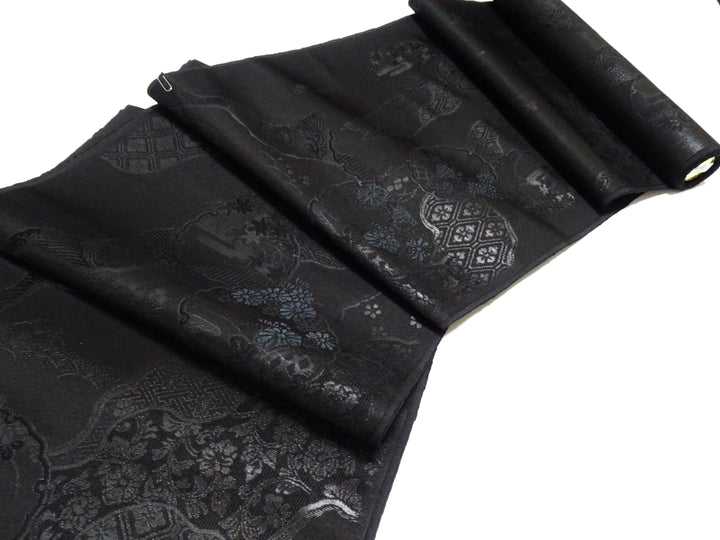 Japanese Silk Bolts  Black / Omi Dyeing 17506
