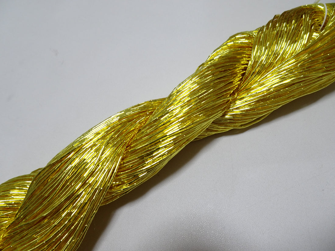 Limited to 5 pieces!! Japanese Vintage Gold Leaf Thread Kinkoma Embroidery 165 0.90mm 100M  16682