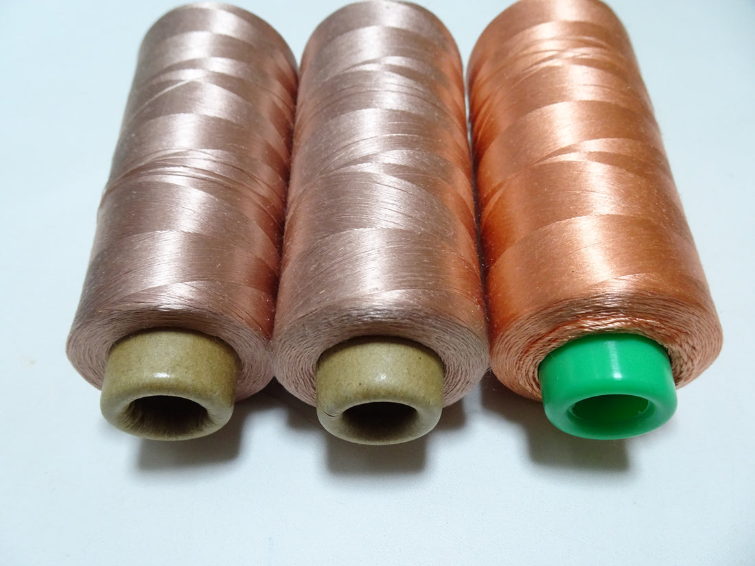 Special Price!! Japanese vintage silk thread 3sets Over 6000M embroidery 15259