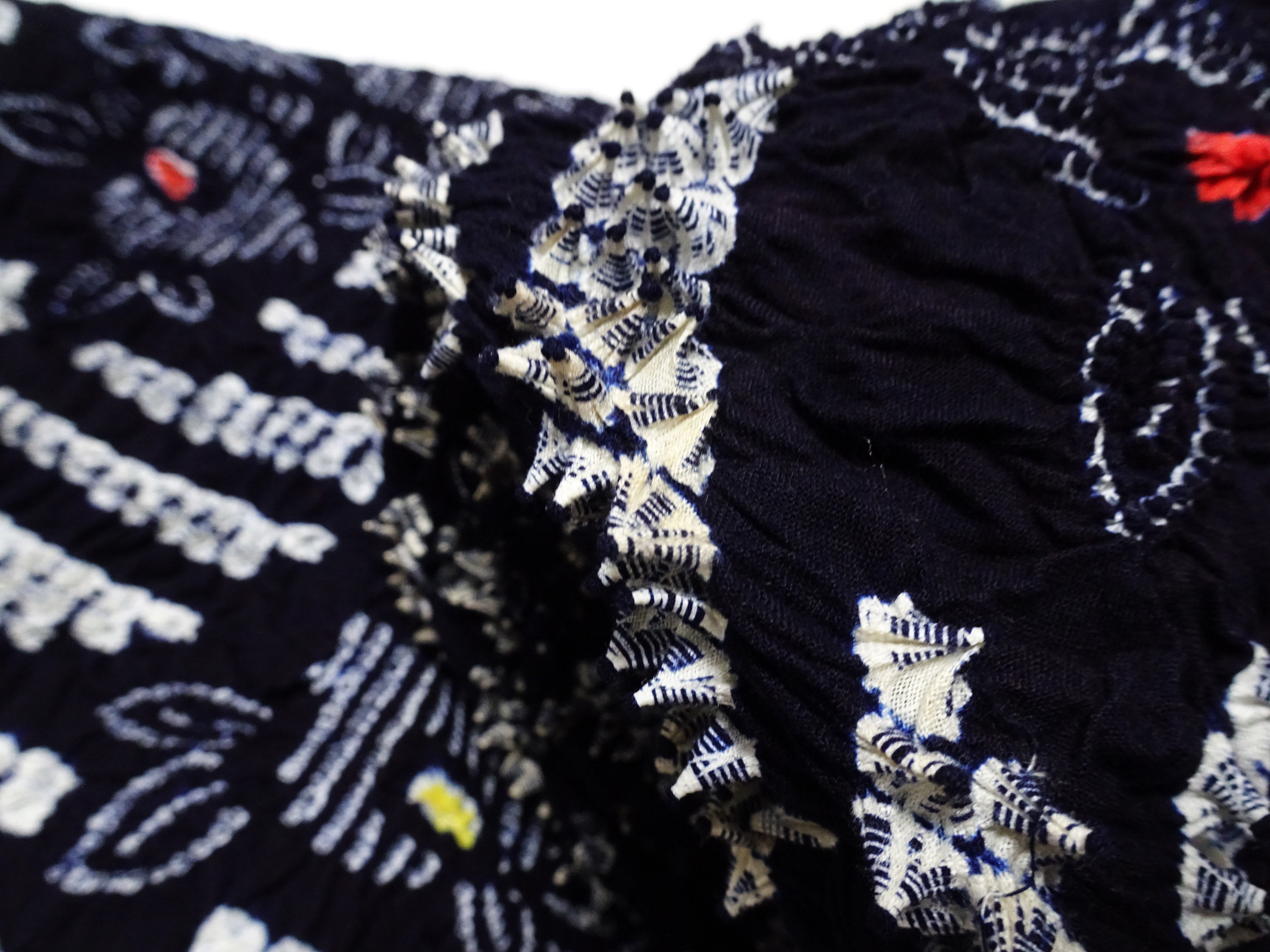 Japanese Vintage Cotton Bolt Arimatsu Narumi Shibori Indigo Dye 16341