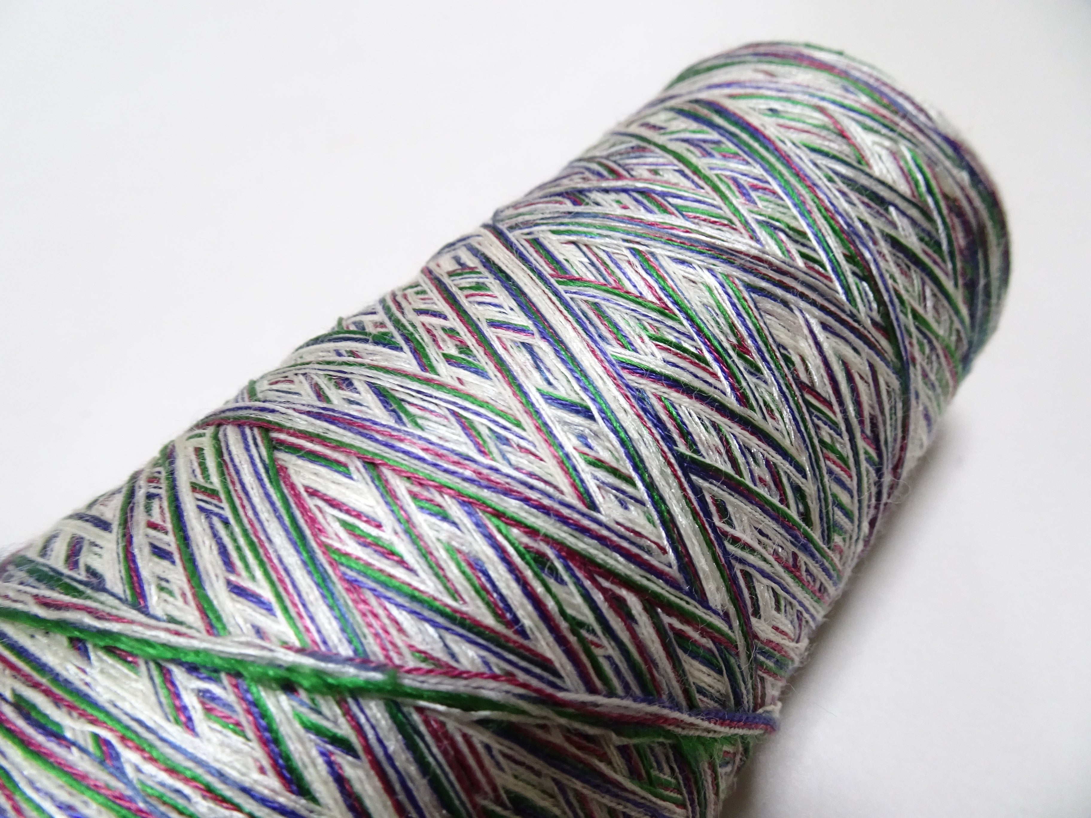 Japanese Tanaka Gen Silk – One-of-a-Kind Hand-Dyed Artistic Silk Thread, Rare Japanese Artisan Yarn, Limited Stock 19176