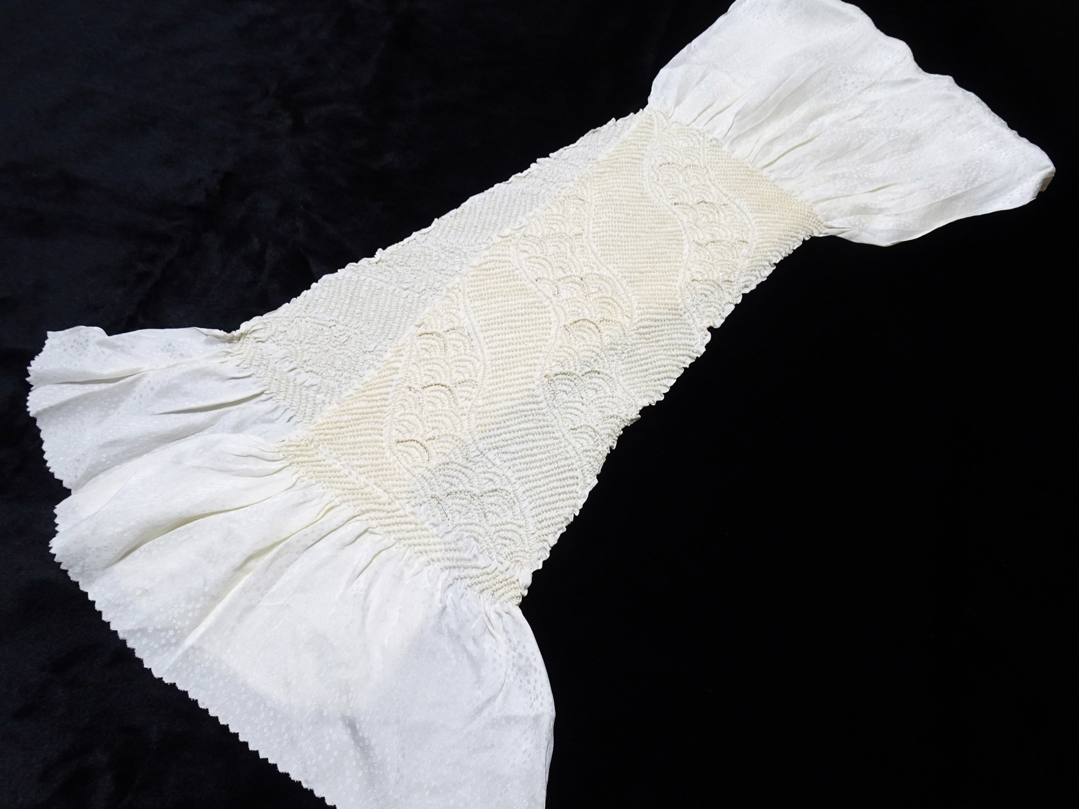 Japanese Kimono Silk Obi Age Shibori  18090