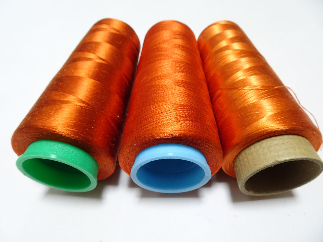 Special Price!! Japanese vintage silk thread 3sets Over 6000M embroidery 15260