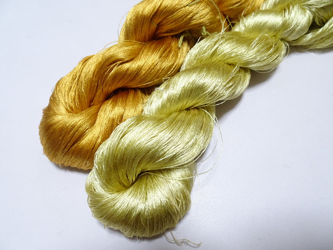 Japanese Vintage Twisted Silk Thread 2sets Embroidery 19947