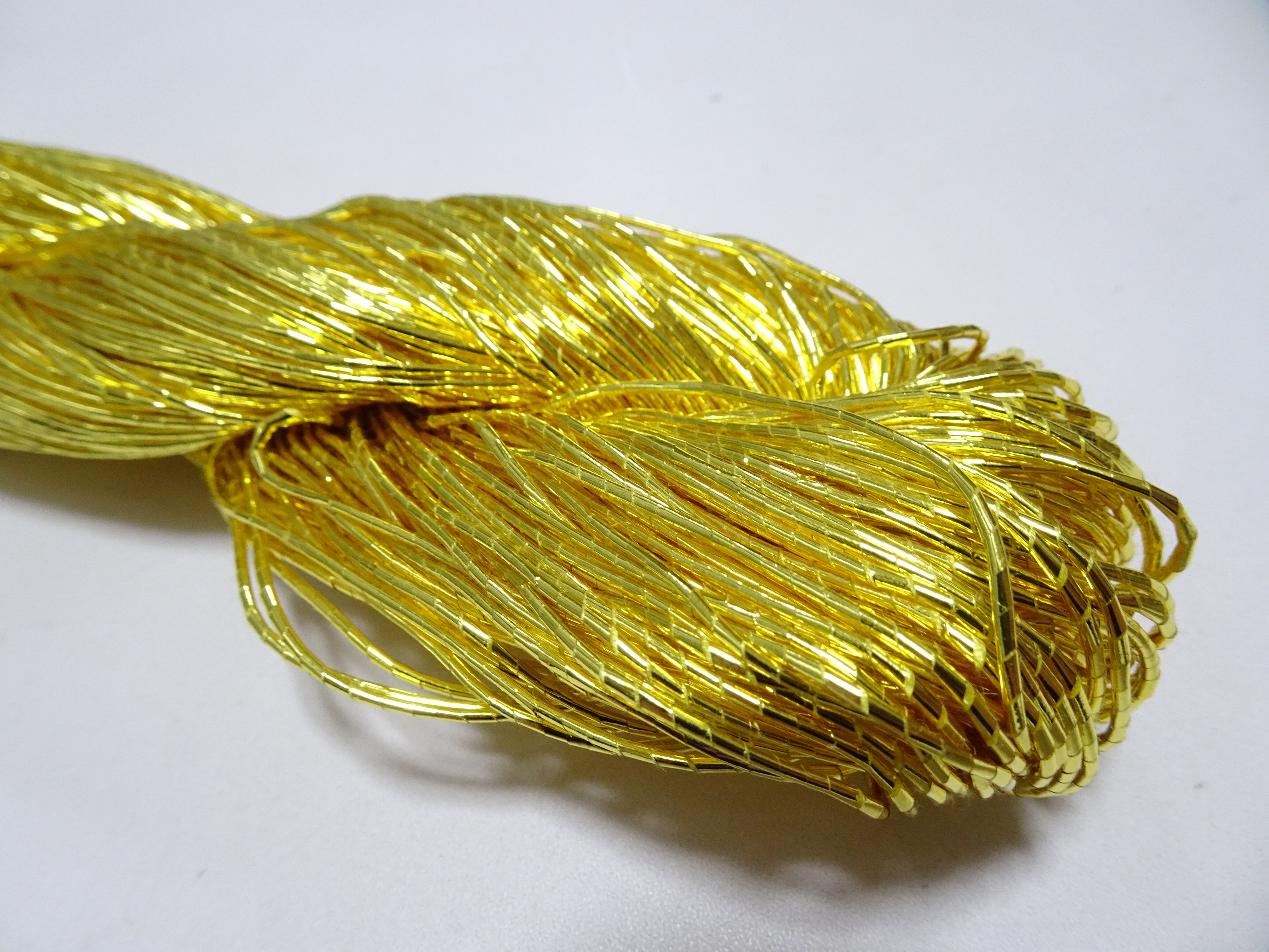 Limited to 7 pieces!! Japanese Vintage Gold Leaf Thread Kinkoma Embroidery 185 1.10mm 100M  16683