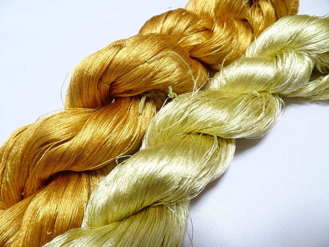 Japanese Vintage Twisted Silk Thread 2sets Embroidery 19947