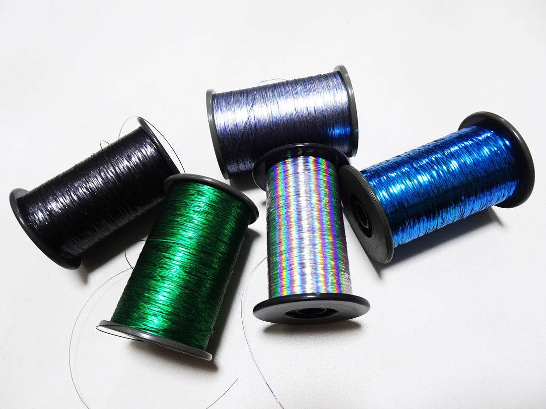 Japanese Vintage Metal thread flat type Hirahaku 5set Aluminum foil ...