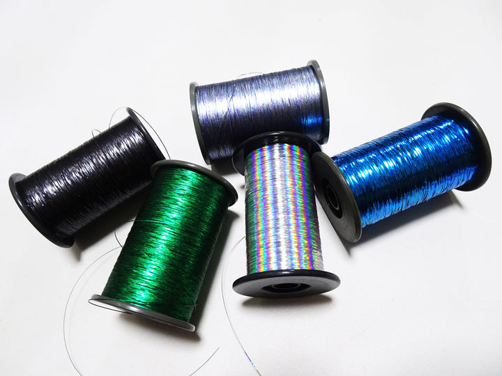 Japanese Vintage Metal thread flat type Hirahaku 5set Aluminum foil & Washi(japanese paper) embroidery 16573
