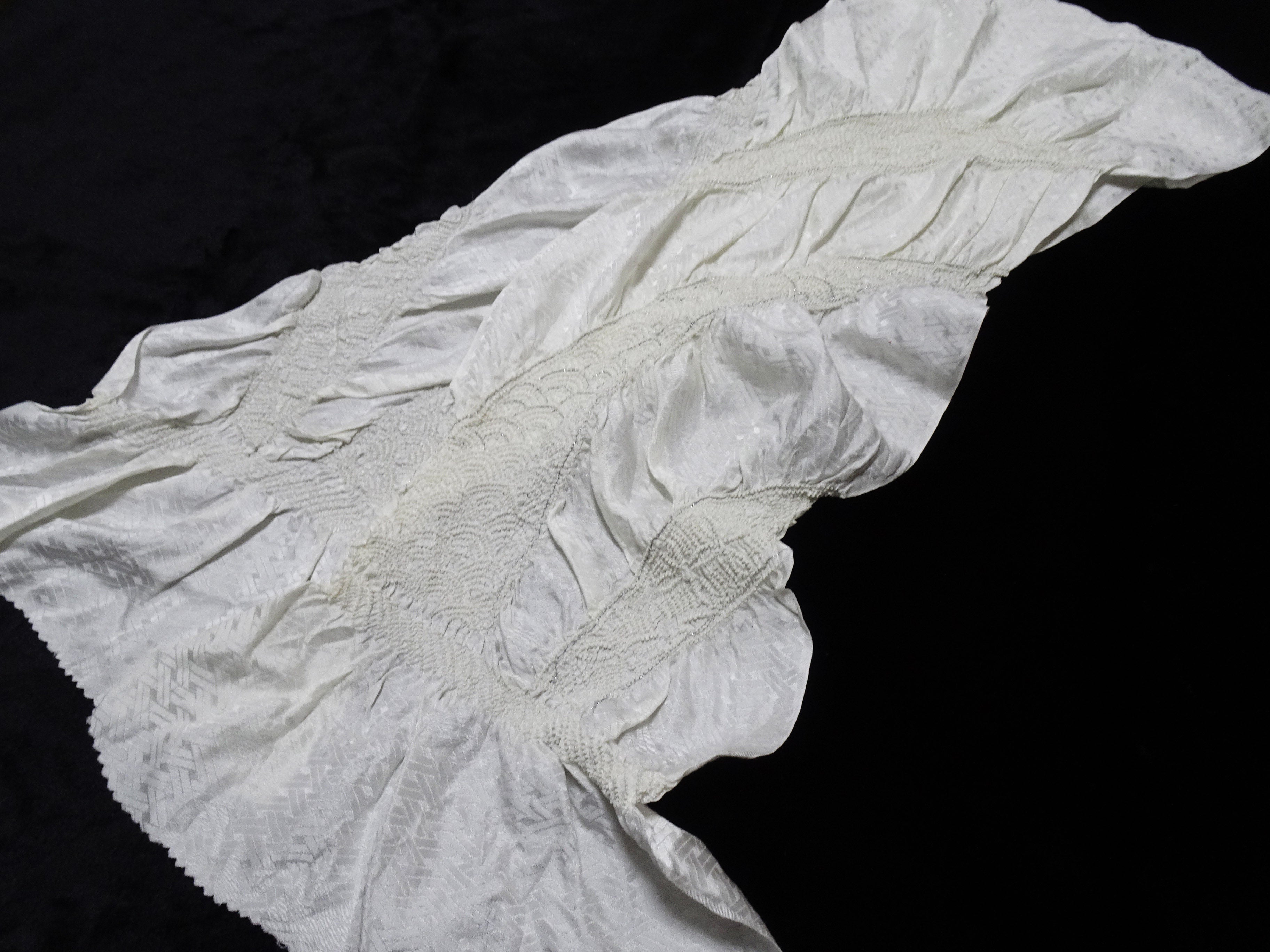 Japanese Kimono Silk Obi Age Shibori  18091