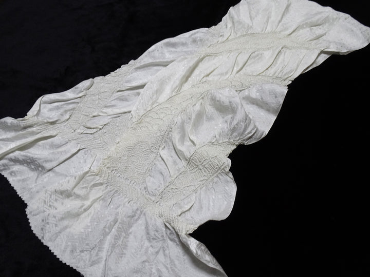 Japanese Kimono Silk Obi Age Shibori  18091