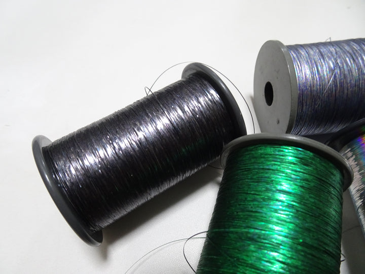 Japanese Vintage Metal thread flat type Hirahaku 5set Aluminum foil & Washi(japanese paper) embroidery 16573