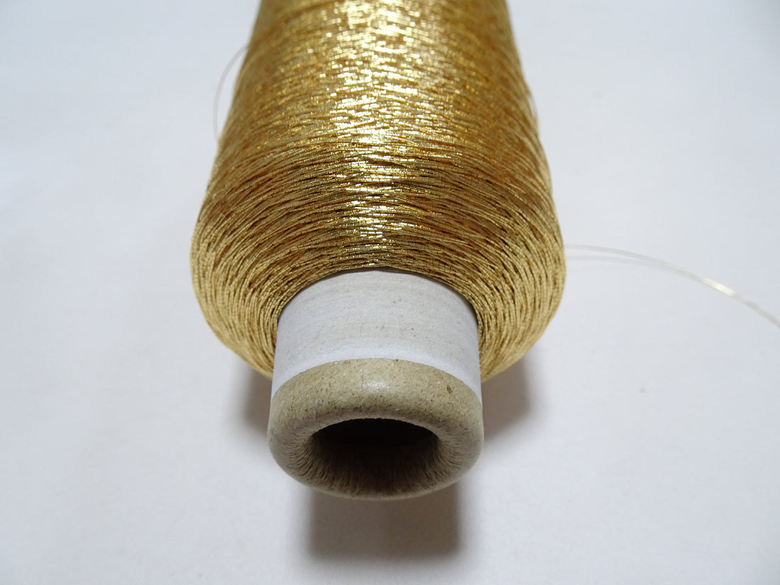 Special price!! Japanese Vintage Superb Gold Leaf Thread embroidery 2000M 16684  0.27mm