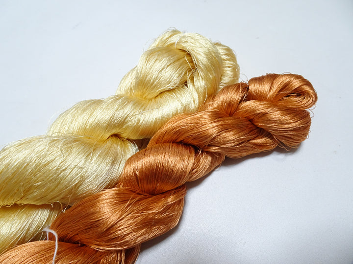Japanese Vintage Twisted Silk Thread 2sets Embroidery 19948