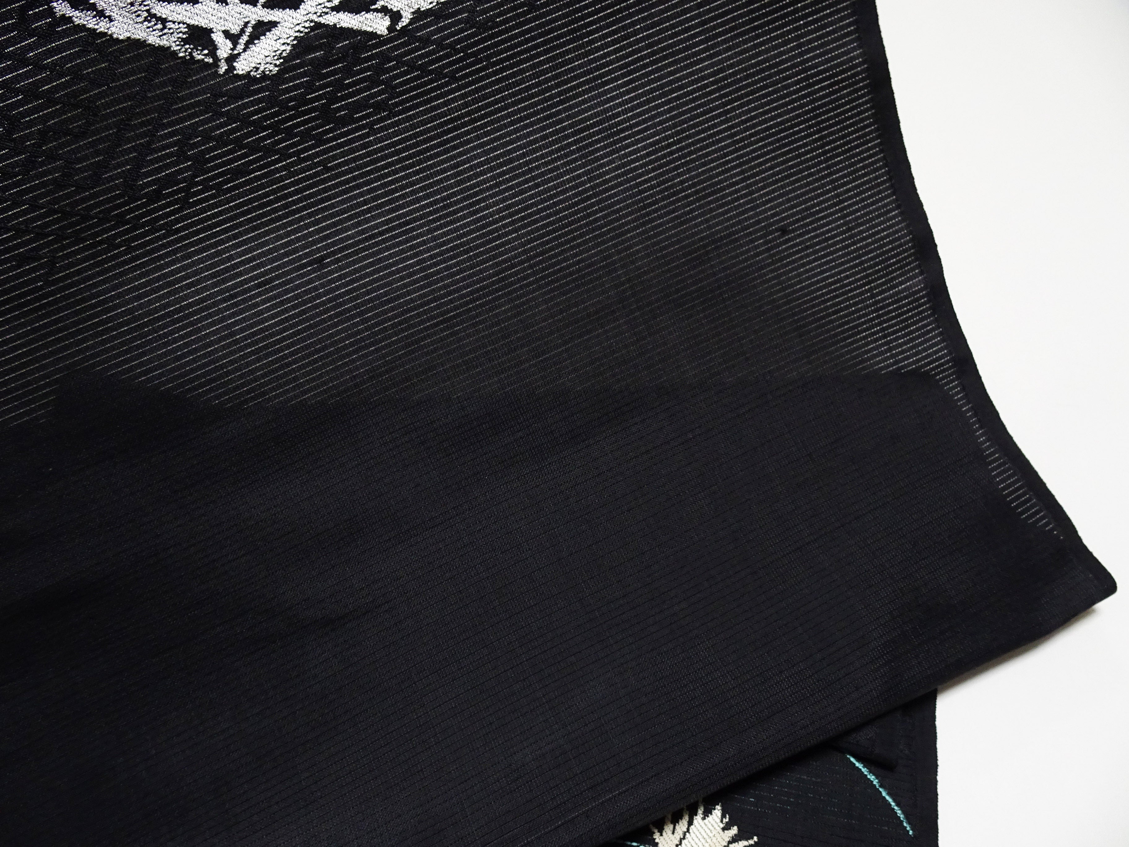 Japanese Vintage Ro Silk Bolts  Woven Flower Pattern 17507