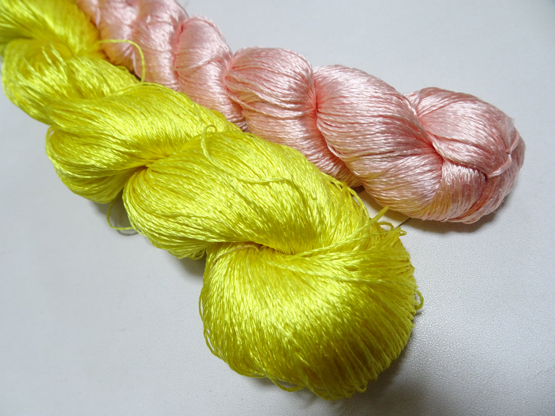 Japanese Vintage Twisted Silk Thread 2sets Embroidery 18376