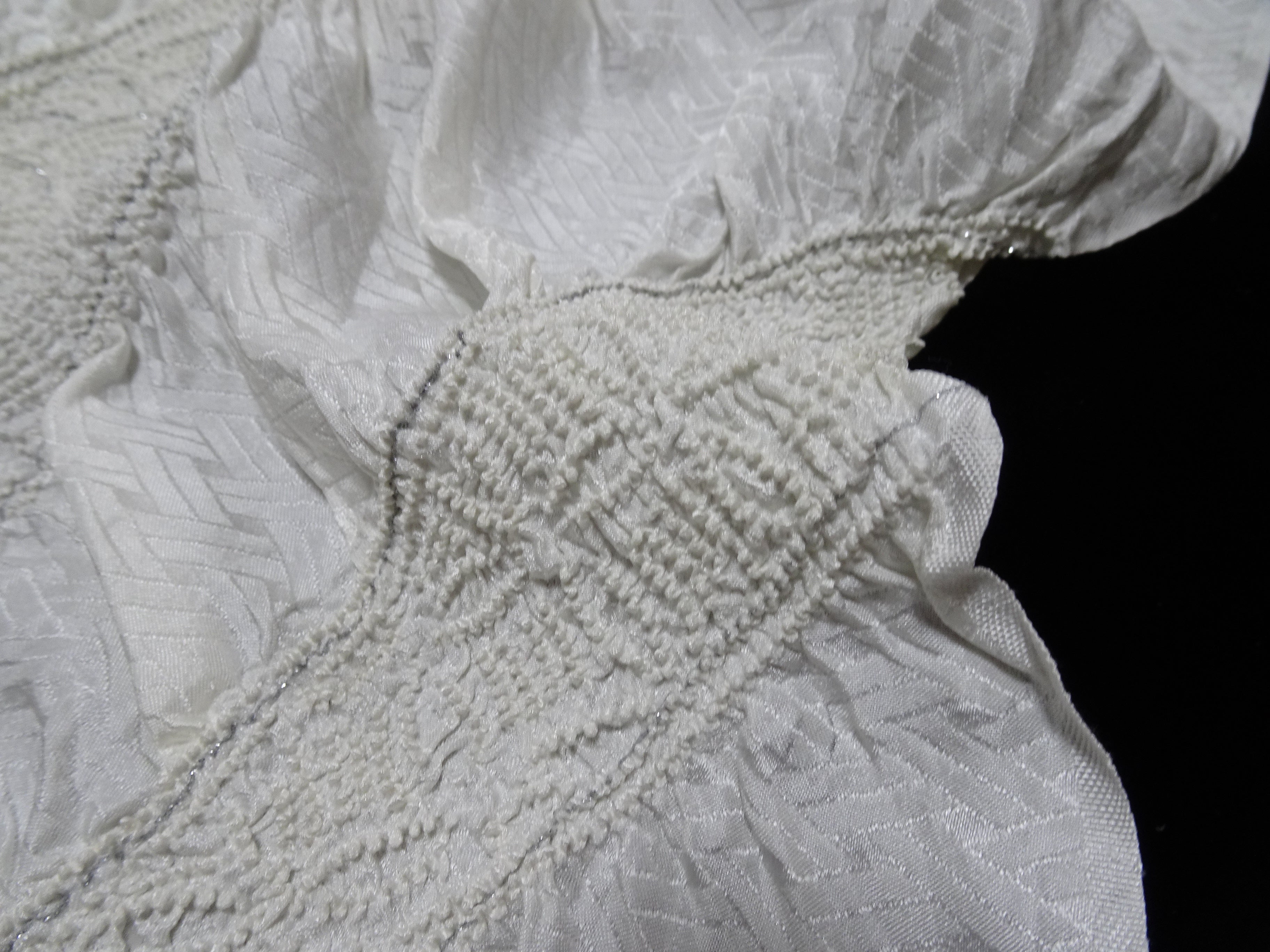 Japanese Kimono Silk Obi Age Shibori  18091