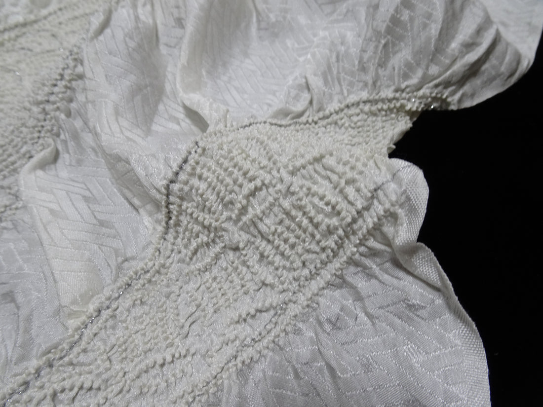 Japanese Kimono Silk Obi Age Shibori  18091