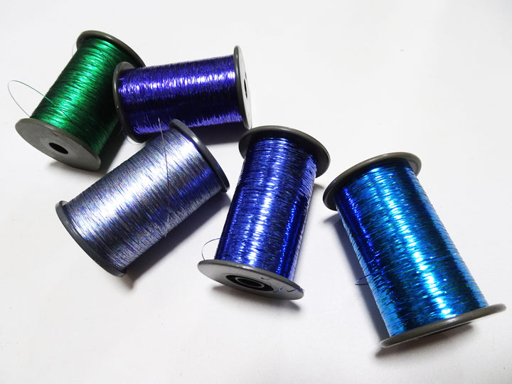 Japanese Vintage Metal thread flat type Hirahaku 5set Aluminum foil & Washi(japanese paper) embroidery 16574