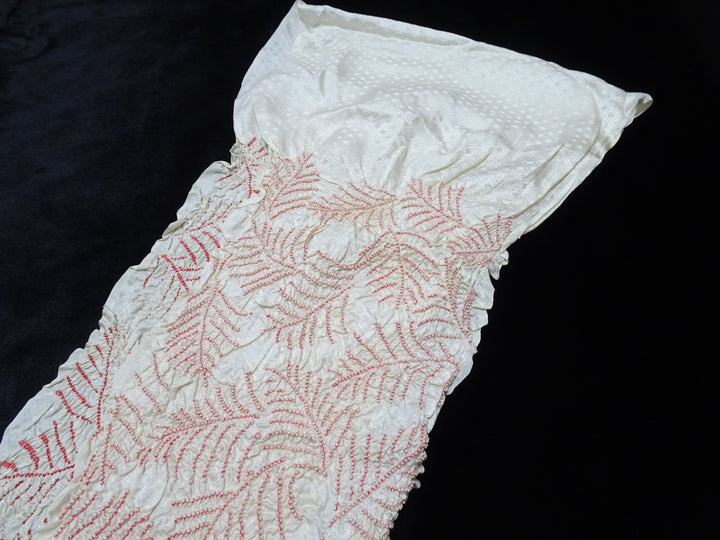 Japanese Kimono Silk Obi Age Shibori  18092