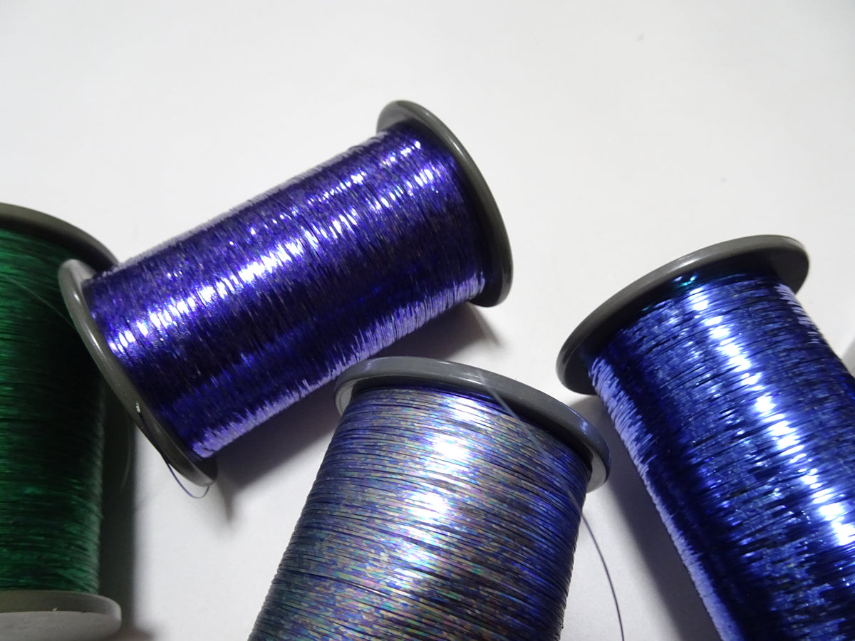 Japanese Vintage Metal thread flat type Hirahaku 5set Aluminum foil ...