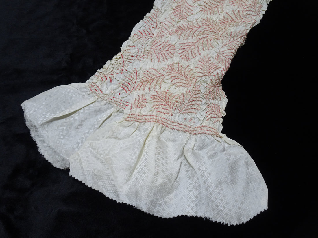 Japanese Kimono Silk Obi Age Shibori  18092