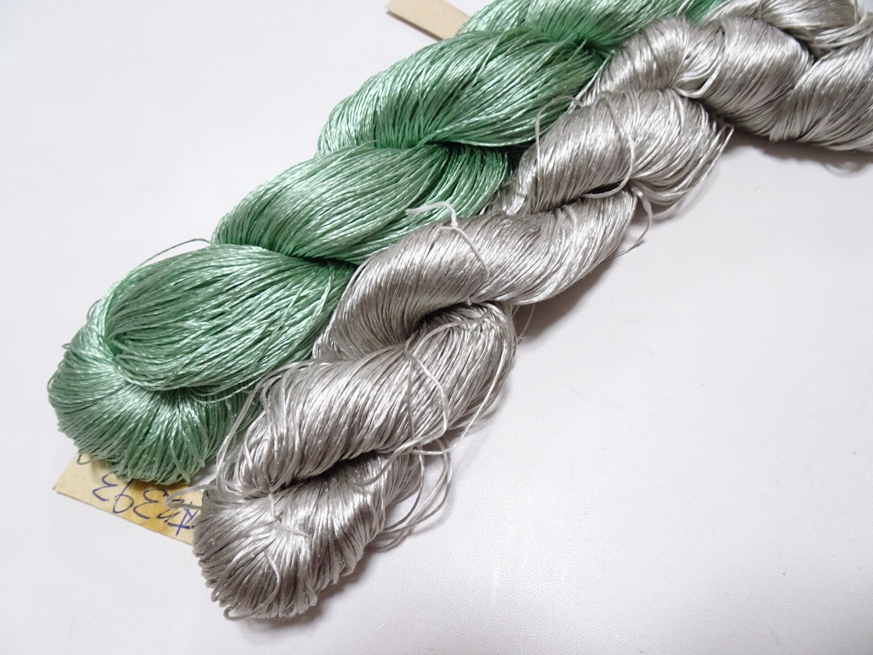 Japanese Vintage Twisted Silk Thread 2sets Embroidery 18377