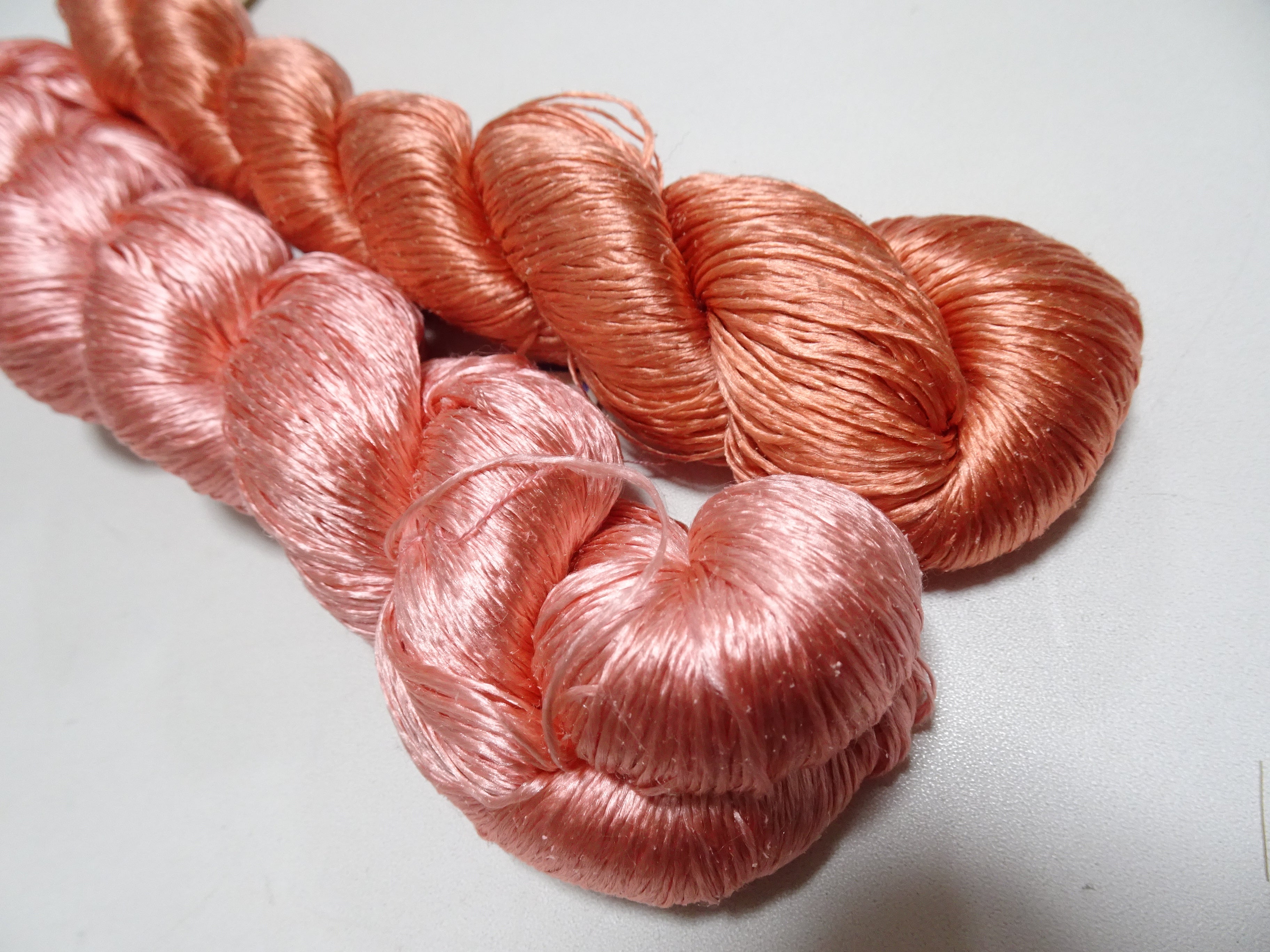 Japanese Vintage Twisted Silk Thread 2sets Embroidery 18378