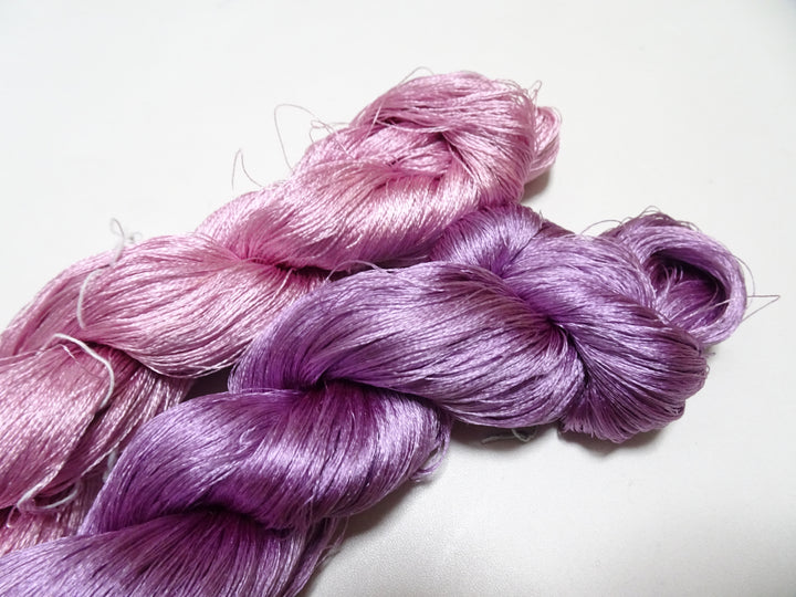 Japanese Vintage Twisted Silk Thread 2sets Embroidery 19951