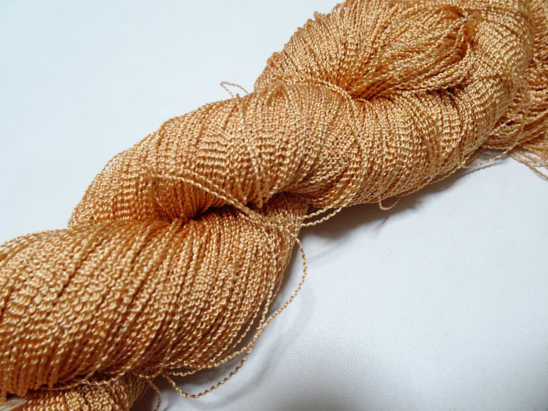 Japanese Vintage Kabe Silk Thread Embroidery & Weaving 16100