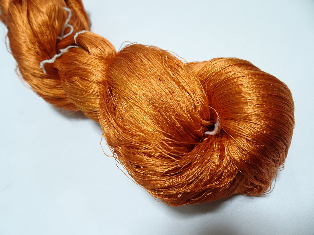 Japanese Vintage Silk Twisted Thread Embroidery 19783