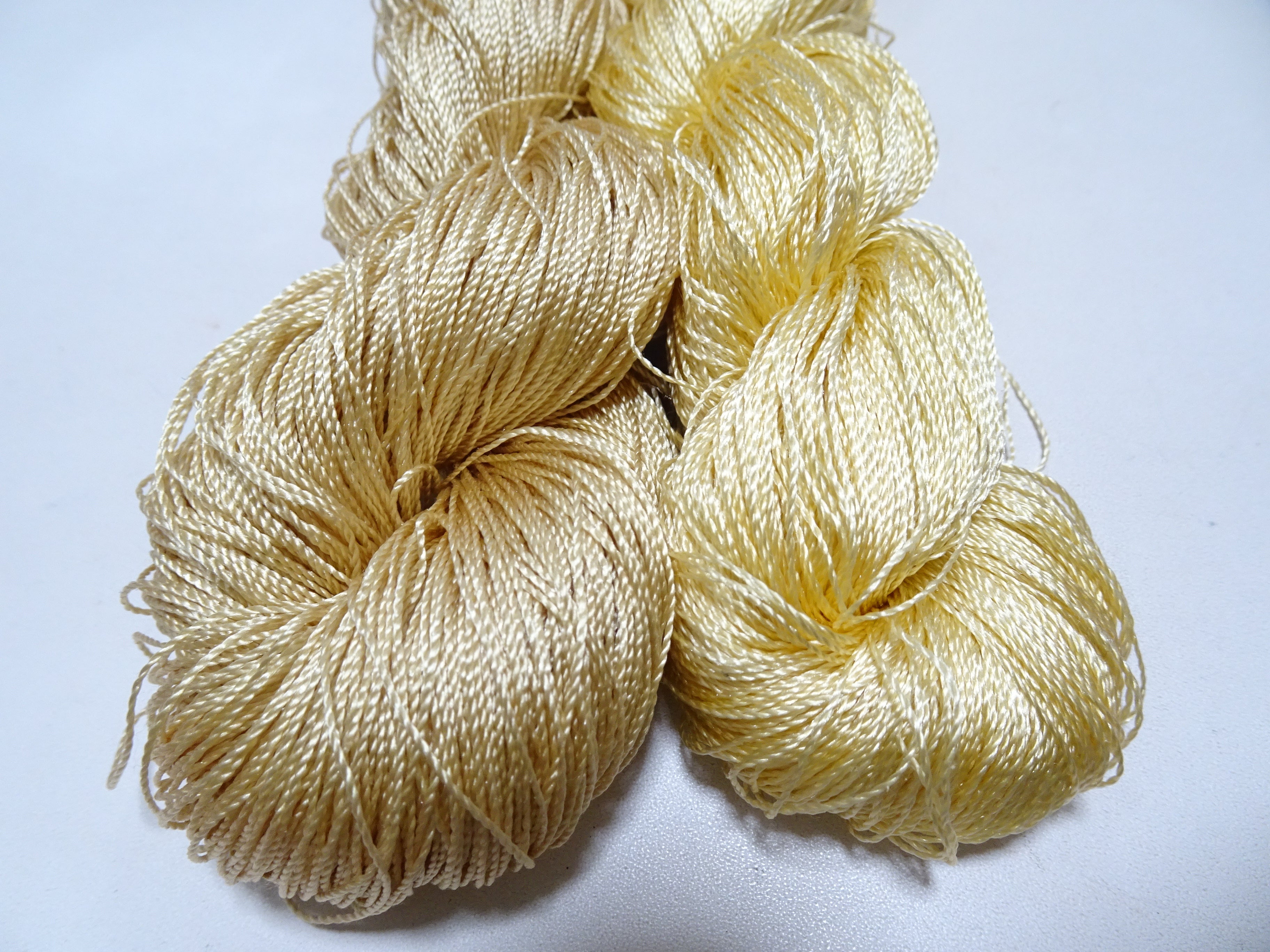 Japanese Vintage Twisted Silk Thread 2sets Embroidery & Weaving 17813