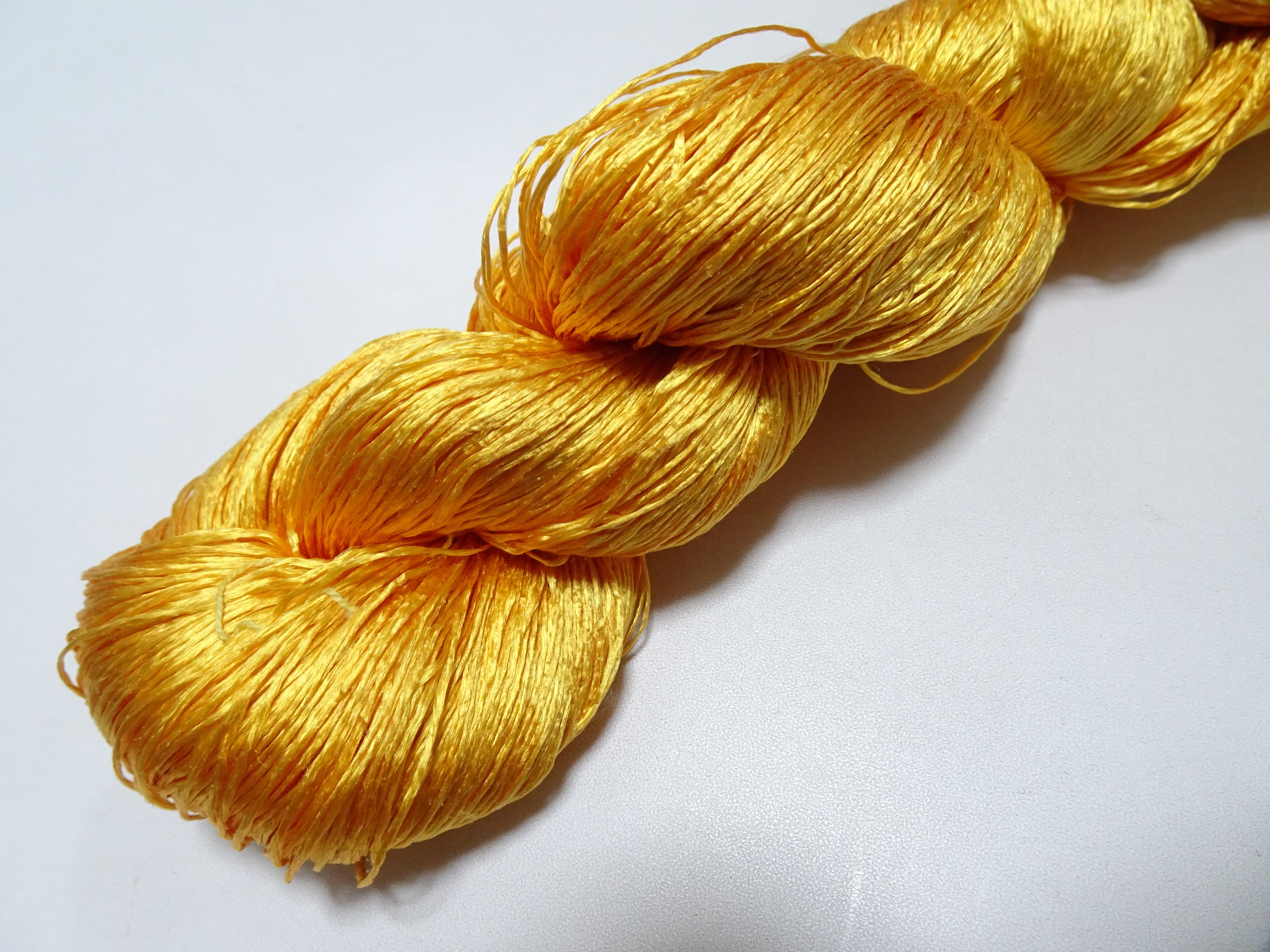 Japanese Vintage Loose Twisted Silk Thread Embroidery 19490