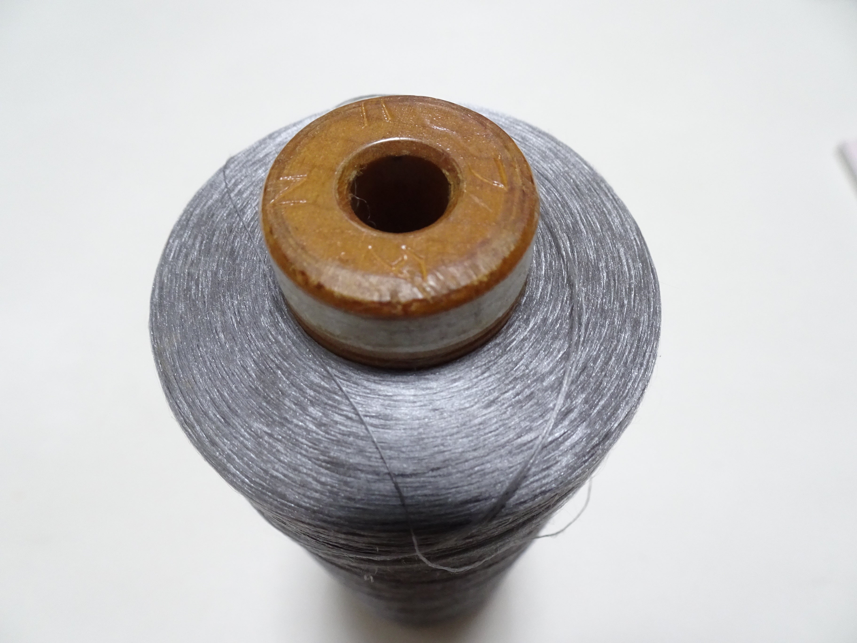 Japanese Vintage Silk Thread & Woodn Spool Embroidery 18700