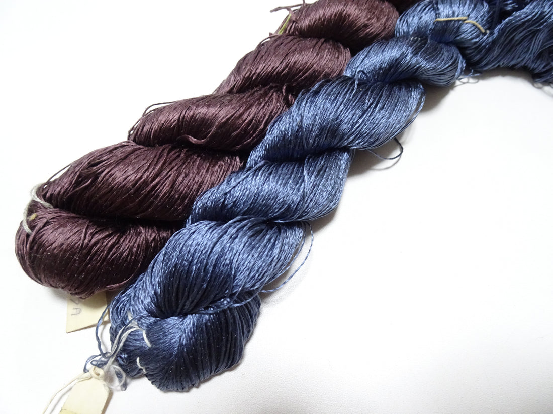 Japanese Vintage Twisted Silk Thread 2sets Embroidery 18382