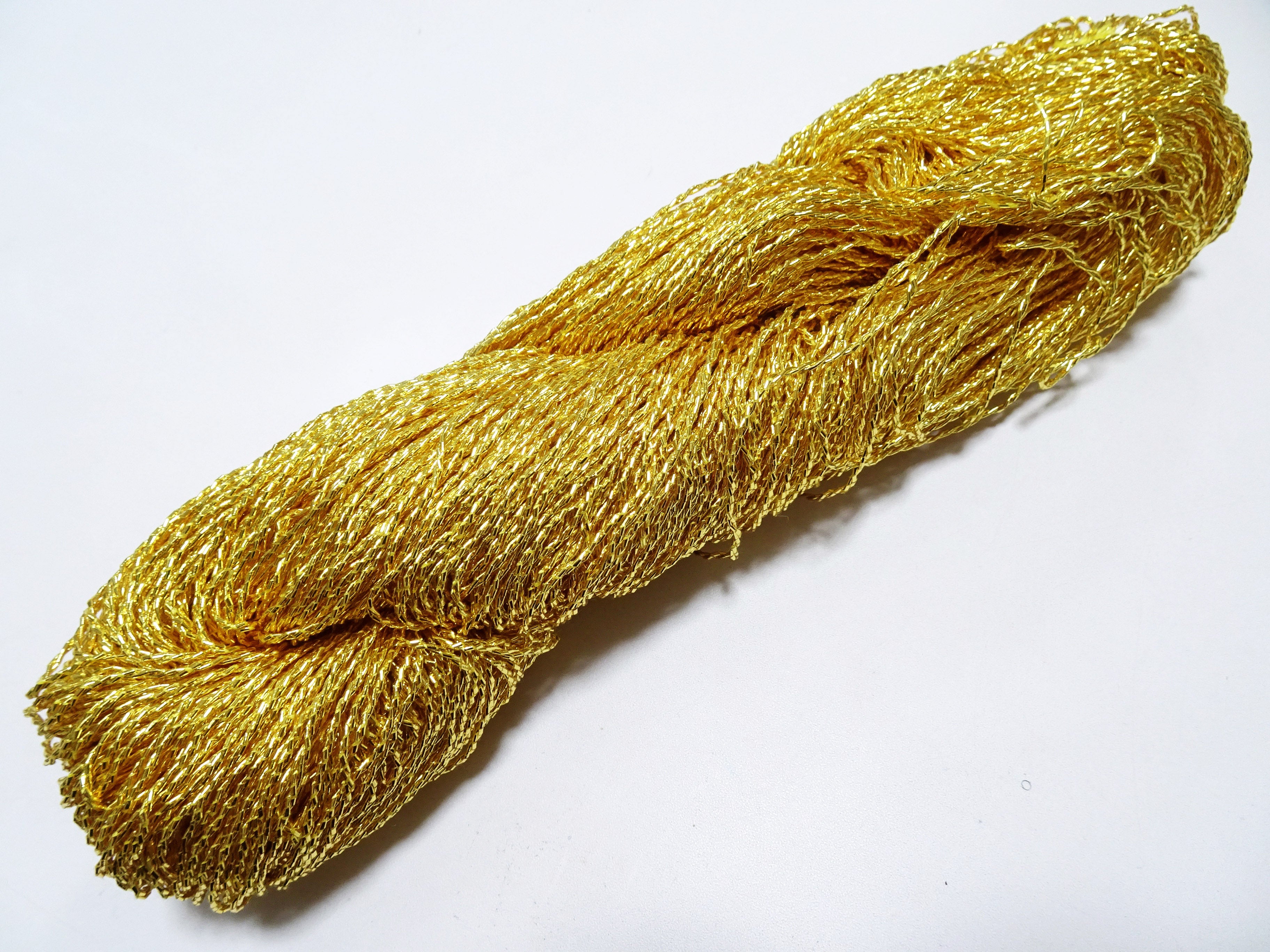 Special price!!　Japanese Vintage Rare Double Twist Gold leaf thread Embroidery 500M 1.50mm 16580