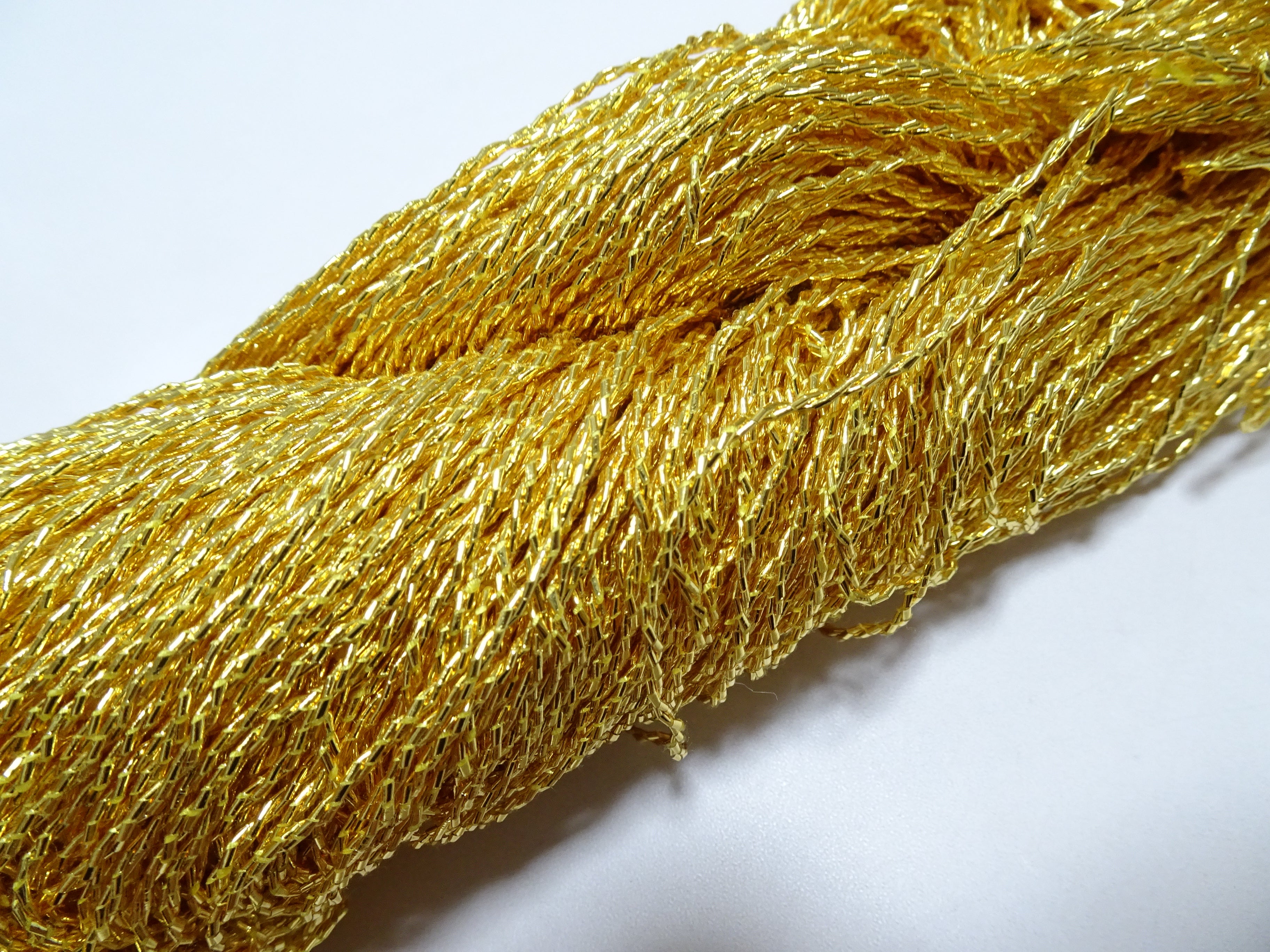 Special price!!　Japanese Vintage Rare Double Twist Gold leaf thread Embroidery 500M 1.50mm 16580
