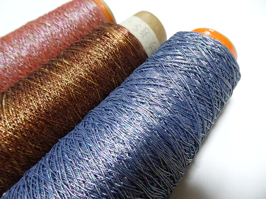 Super Special price! Japanese Vintage Metallic Thread 3sets Embroidery 15268