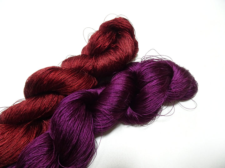 Japanese Vintage Silk Thread 2sets for Tsuzure Weaving – High-Quality 19679