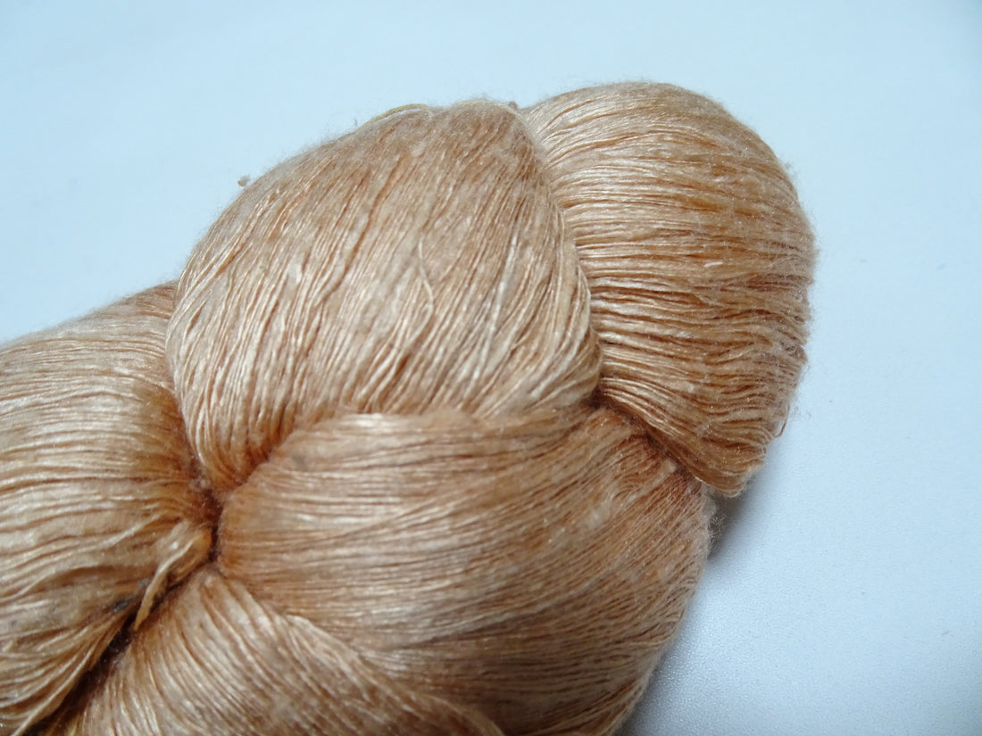 Japanese Vintage Mawata Tsumugi Fine Quality Silk Thread embroidery & Weave 17971