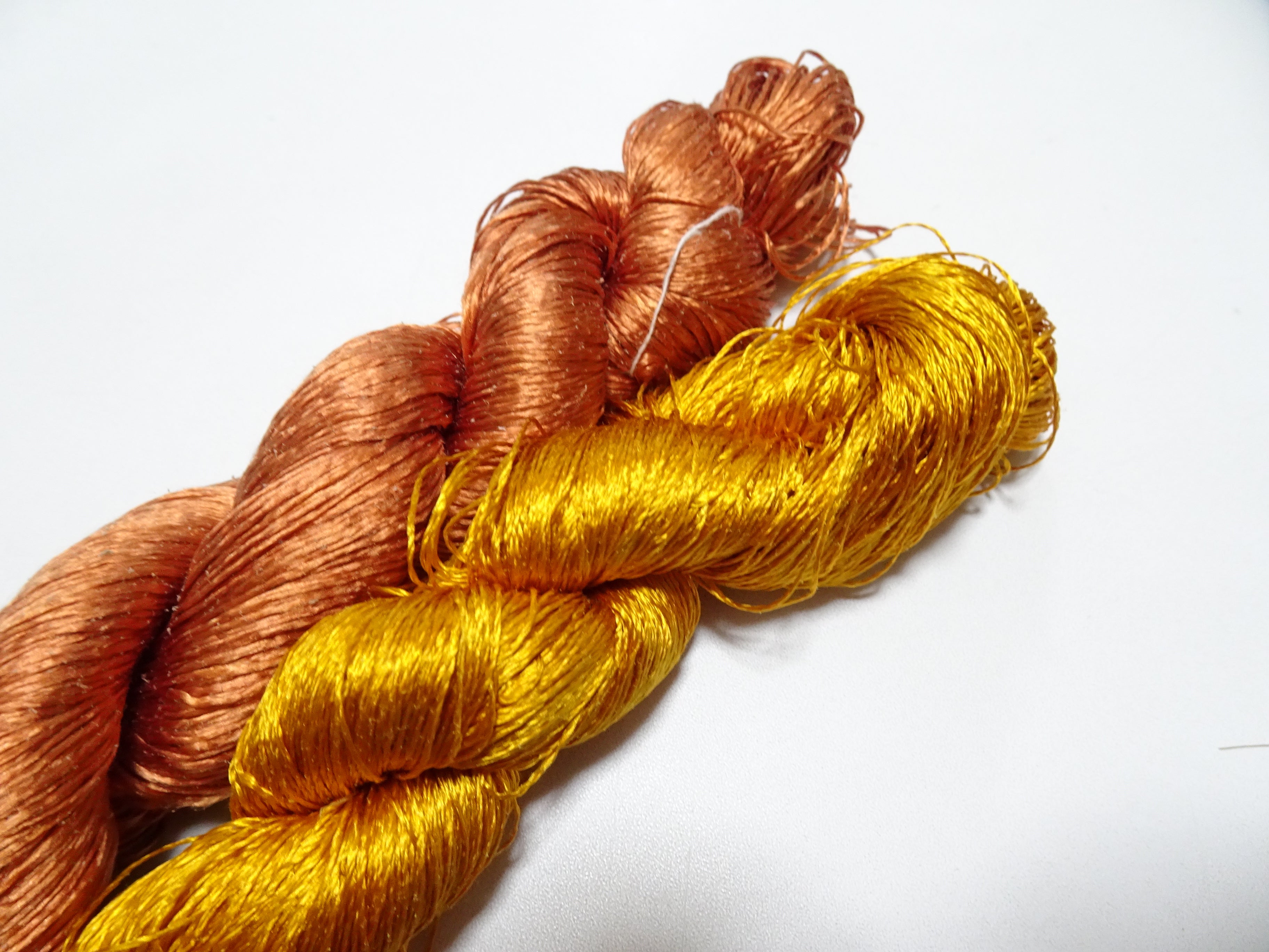 Japanese Vintage Twisted Silk Thread 2sets Embroidery 18384