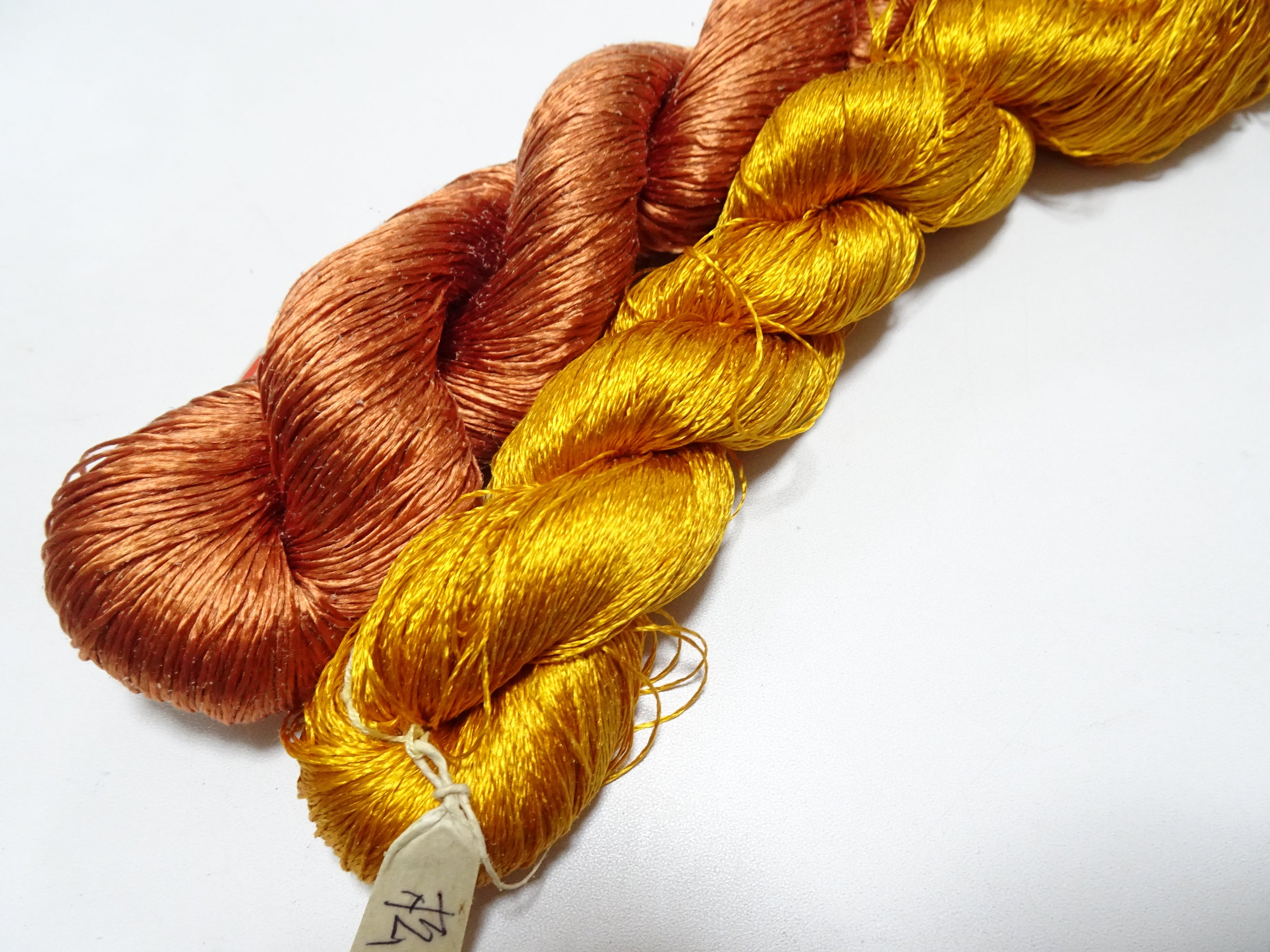 Japanese Vintage Twisted Silk Thread 2sets Embroidery 18384