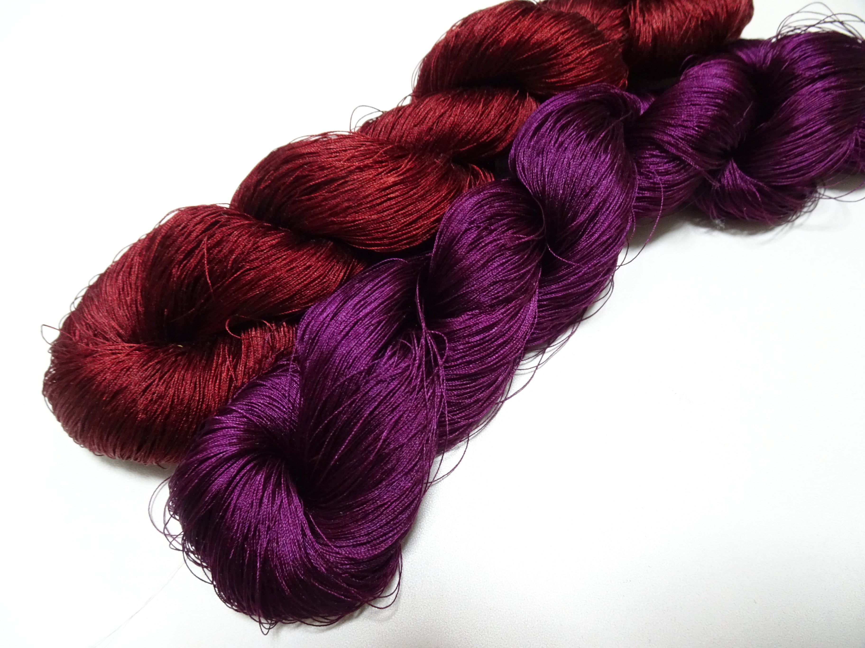 Japanese Vintage Silk Thread 2sets for Tsuzure Weaving – High-Quality 19679