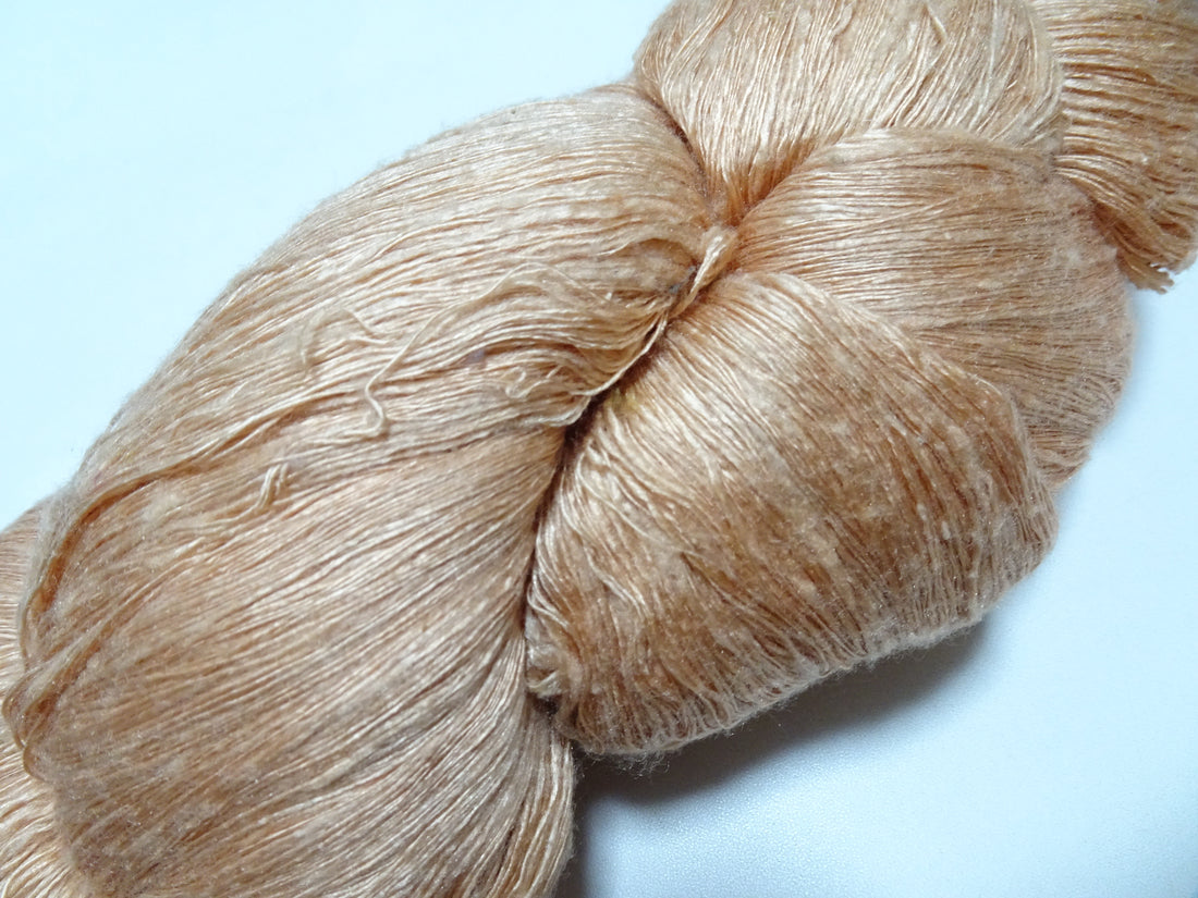 Japanese Vintage Mawata Tsumugi Fine Quality Silk Thread embroidery & Weave 17971