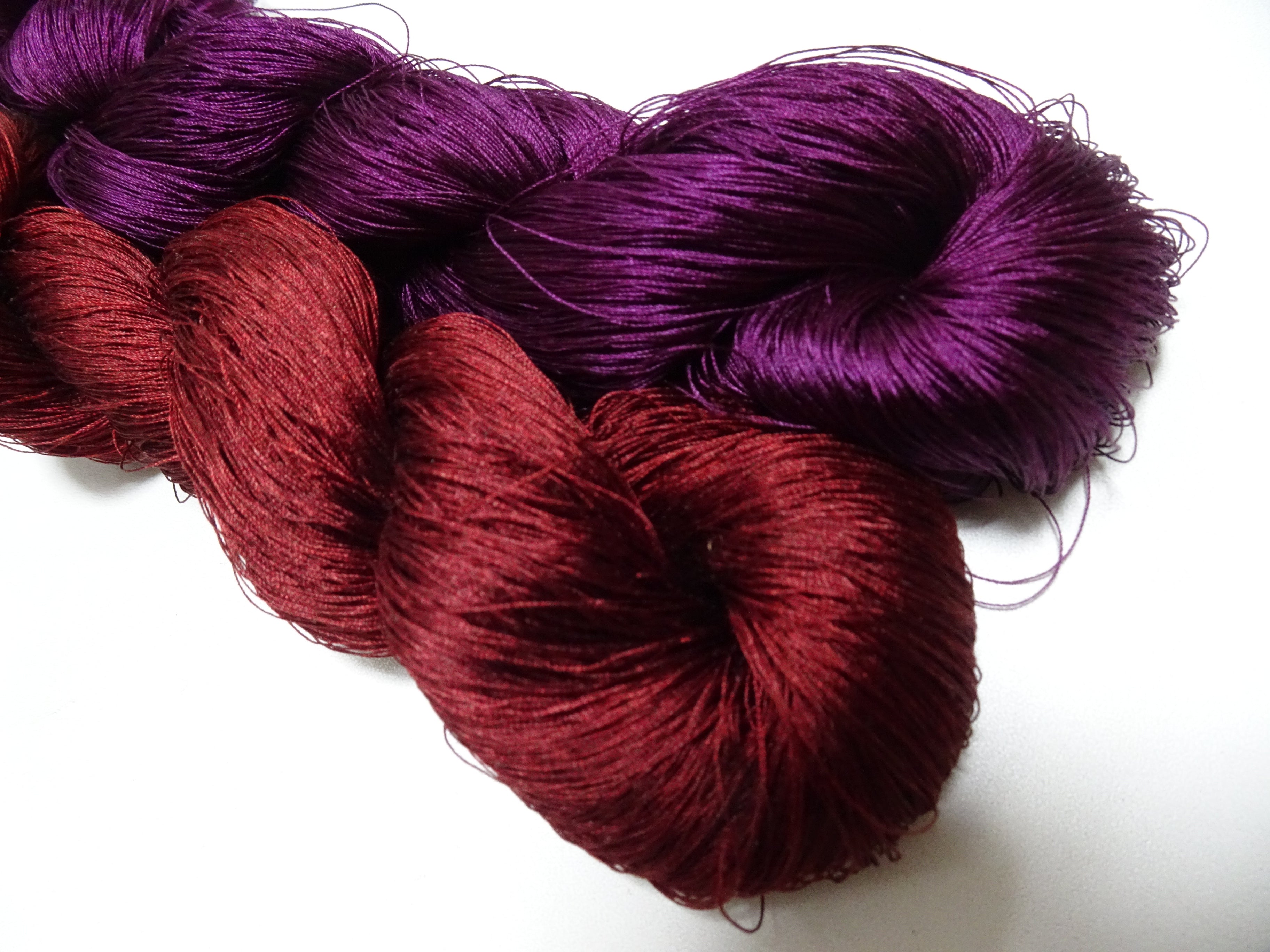 Japanese Vintage Silk Thread 2sets for Tsuzure Weaving – High-Quality 19679