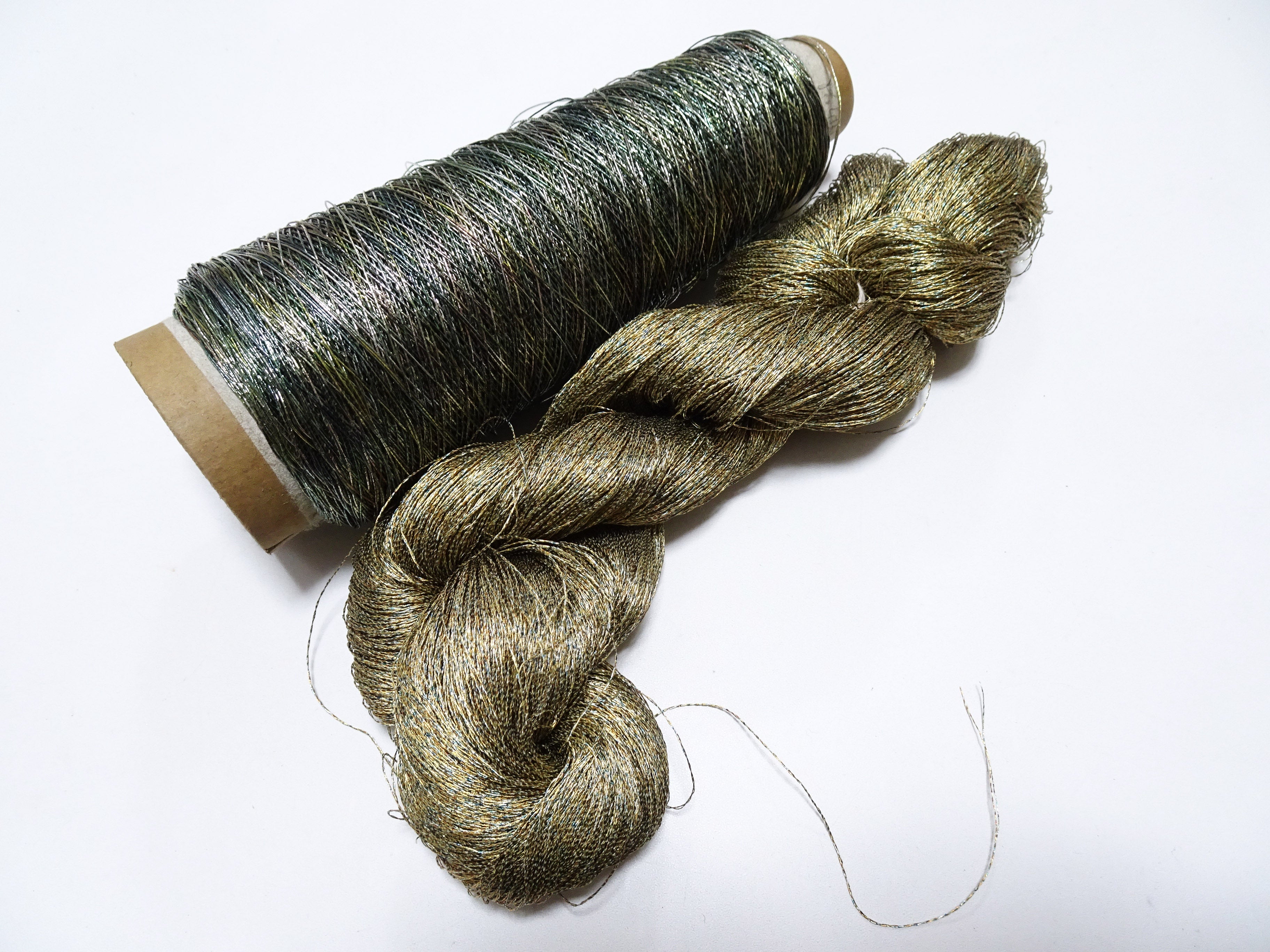 Super Special price! Japanese Vintage Metallic Thread 2sets Embroidery 15270