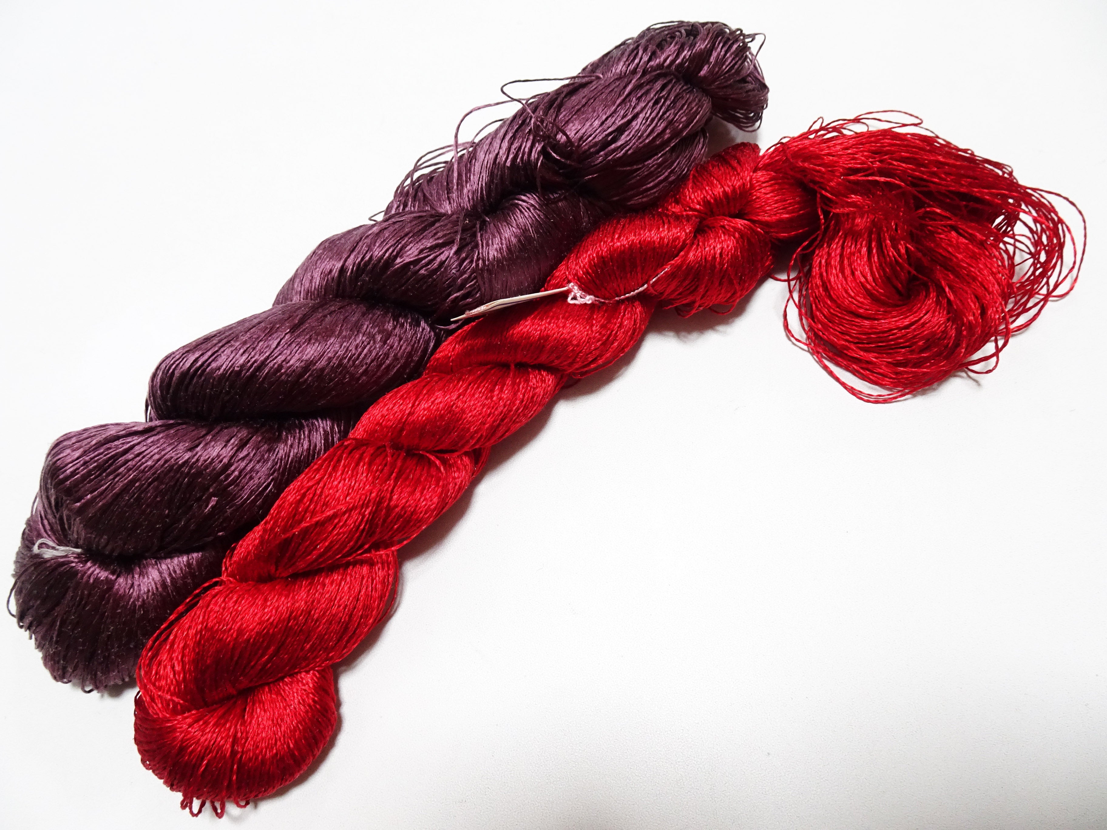 Japanese Vintage Twisted Silk Thread 2sets Embroidery 18385