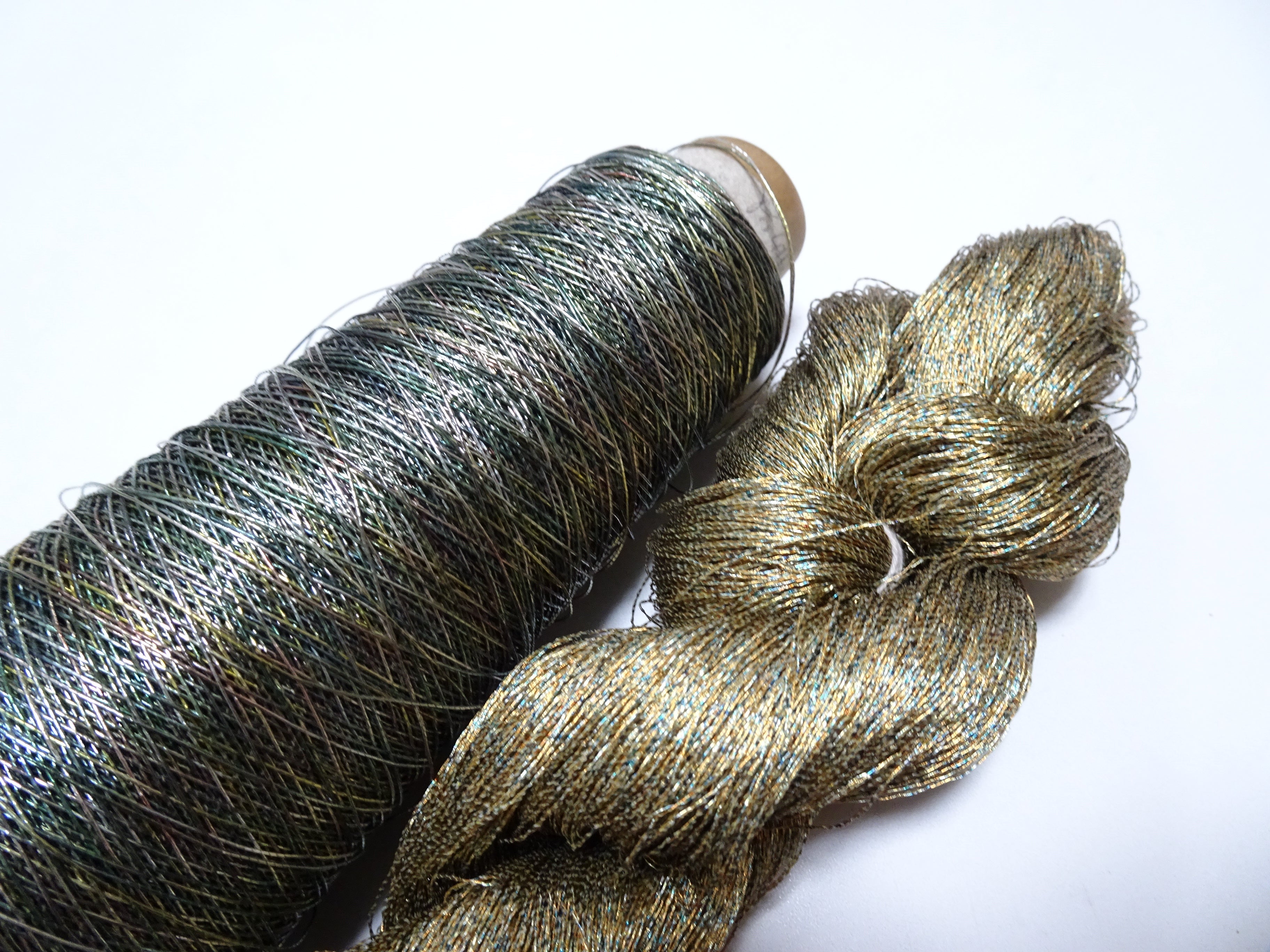 Super Special price! Japanese Vintage Metallic Thread 2sets Embroidery 15270